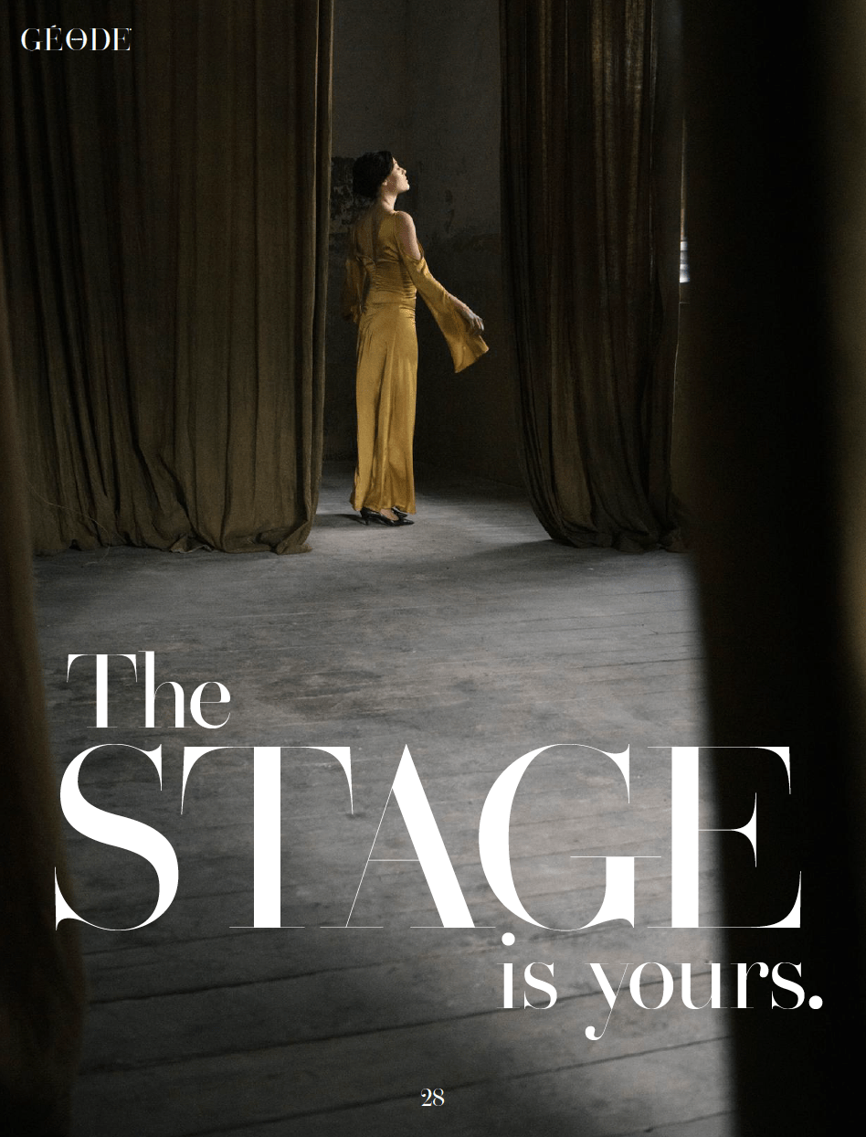 Geode Magazin - The Stage is Yours